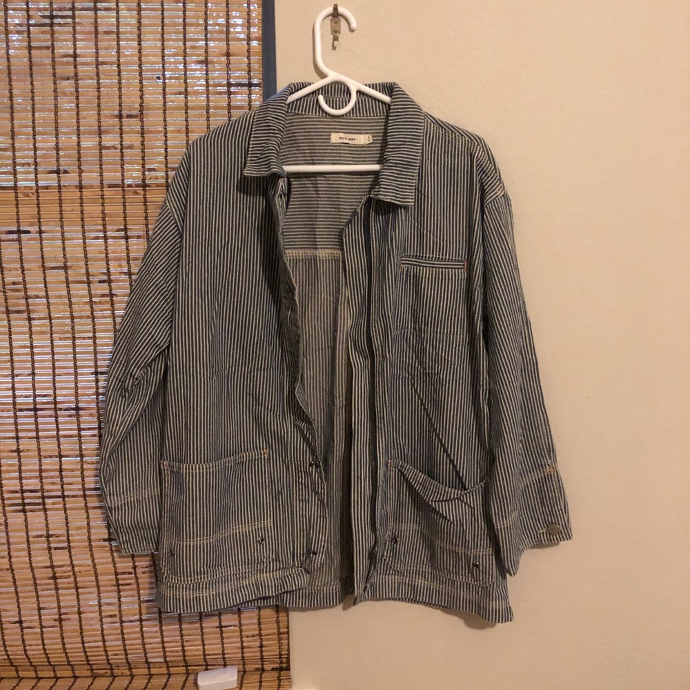 Oversized Stripe Jacket